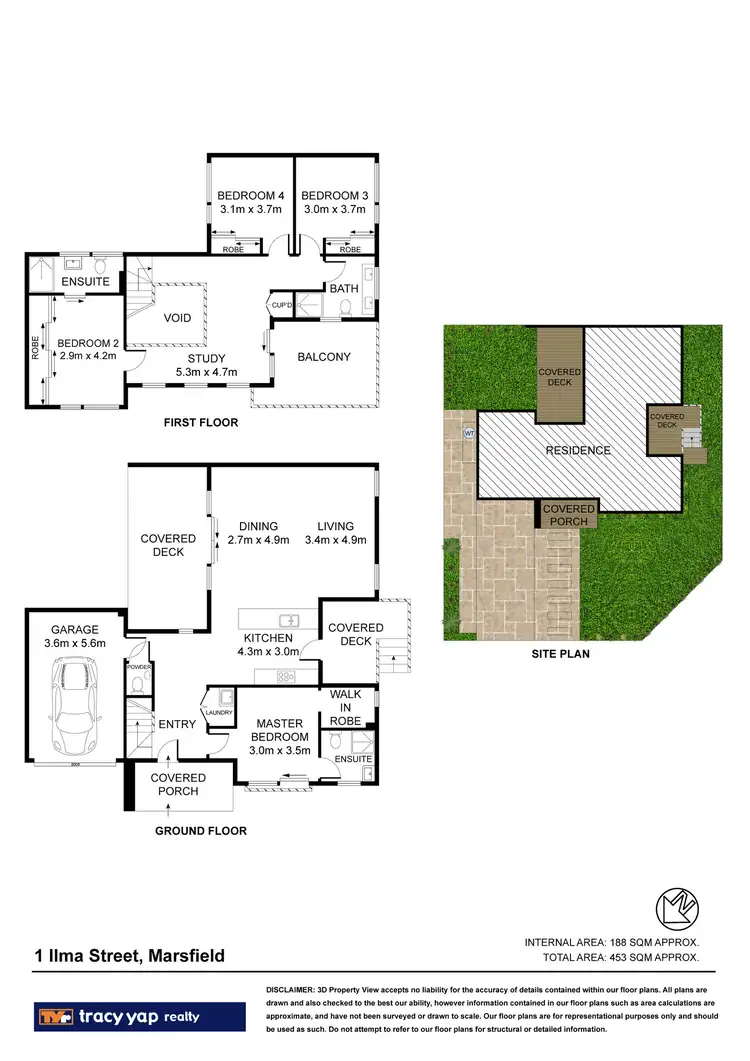 Floorplan of Homely semi-detached listing, 1A Ilma Street, Marsfield NSW 2122