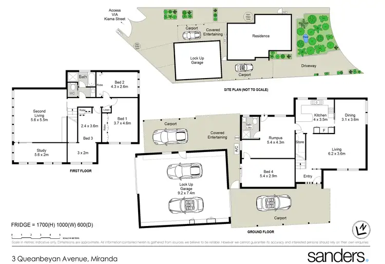 Floorplan of Homely house listing, 3 Queanbeyan Avenue, Miranda NSW 2228