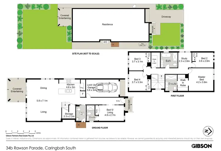 Floorplan of Homely house listing, 34B Rawson Parade, Caringbah South NSW 2229