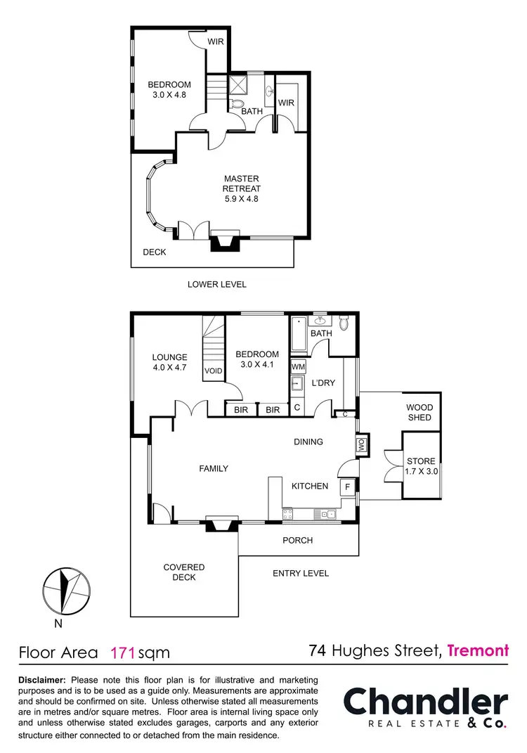 Floorplan of Homely house listing, 74 Hughes Street, Tremont VIC 3785