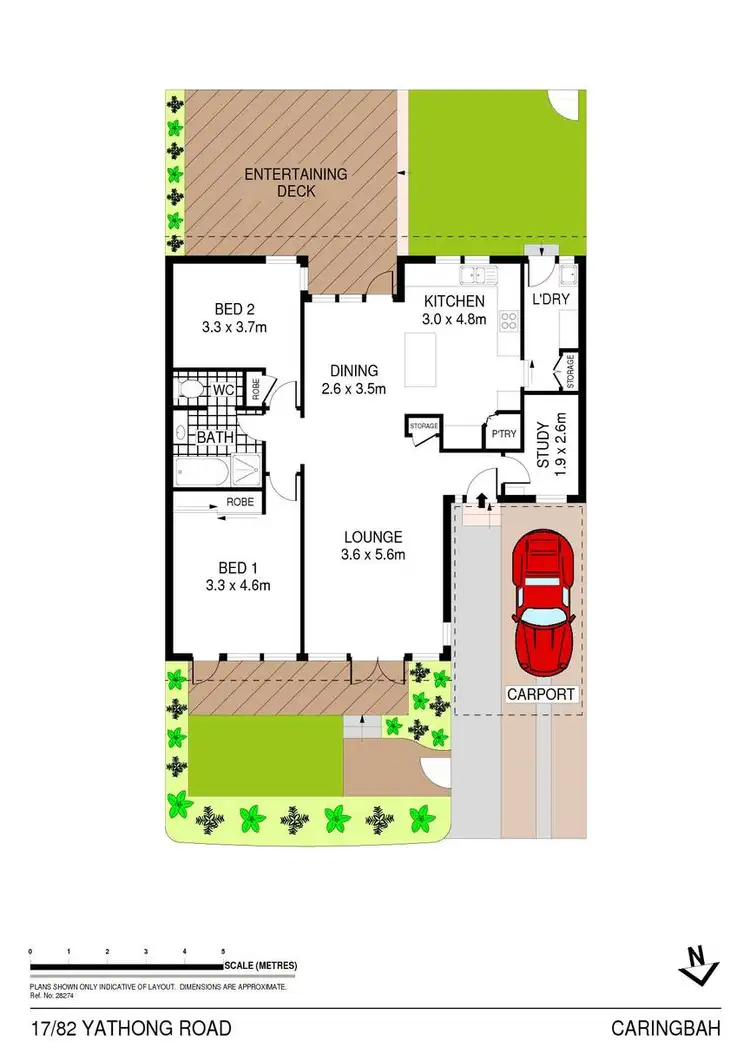 Floorplan of Homely villa listing, 17/82 Yathong Road, Caringbah NSW 2229