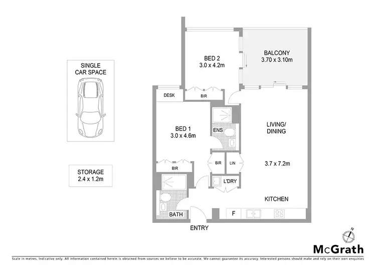 Floorplan of Homely apartment listing, 110/7 Rutledge Street, Eastwood NSW 2122