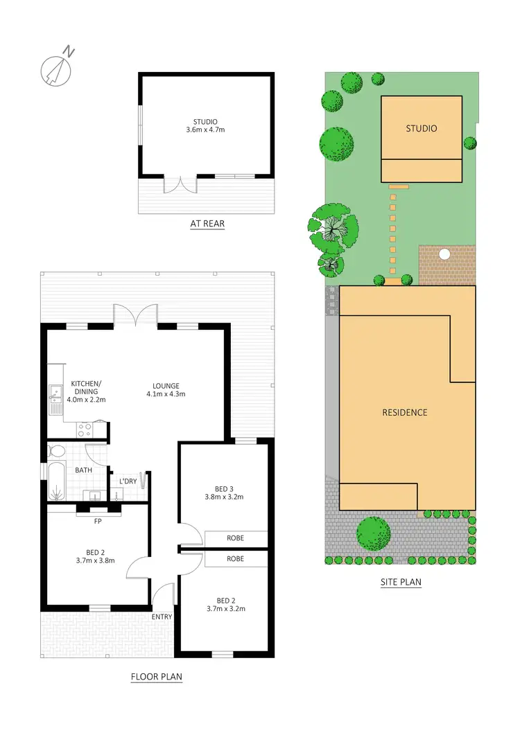 Floorplan of Homely house listing, 15 John Street, Tempe NSW 2044