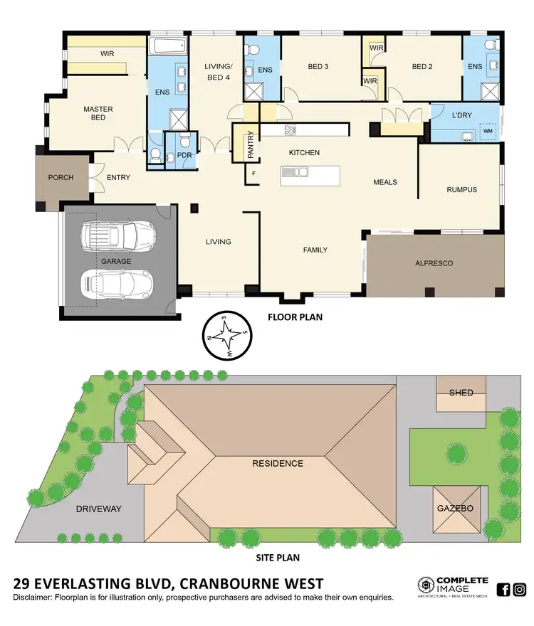 Floorplan of Homely house listing, 29 Everlasting Boulevard, Cranbourne West VIC 3977