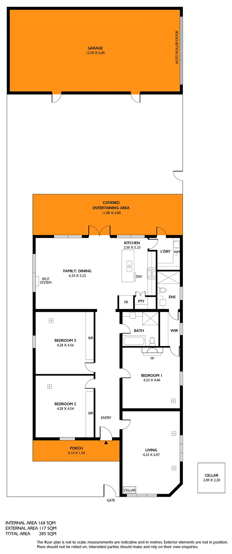 Floorplan of Homely house listing, 54 Esmond Street, Hyde Park SA 5061