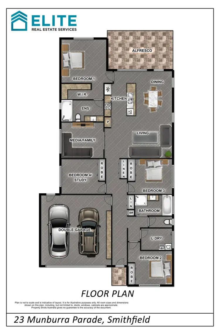 Floorplan of Homely house listing, 23 Munburra Parade, Smithfield QLD 4878