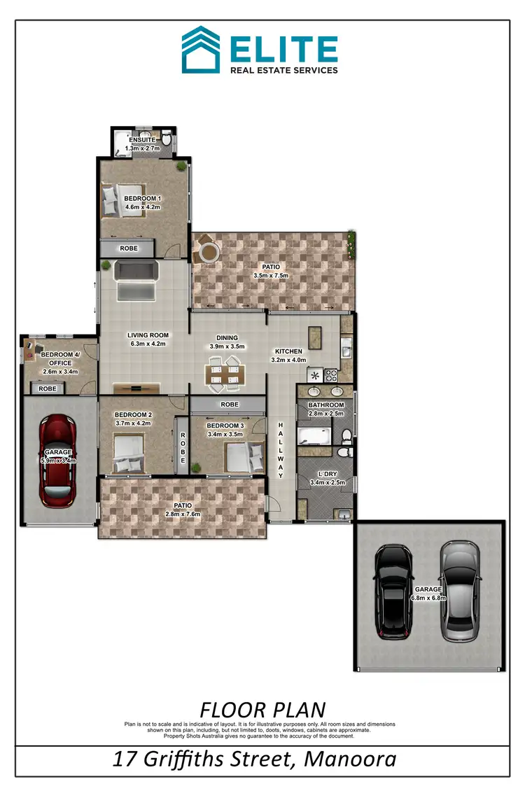Floorplan of Homely house listing, 17 Griffiths Street, Manoora QLD 4870