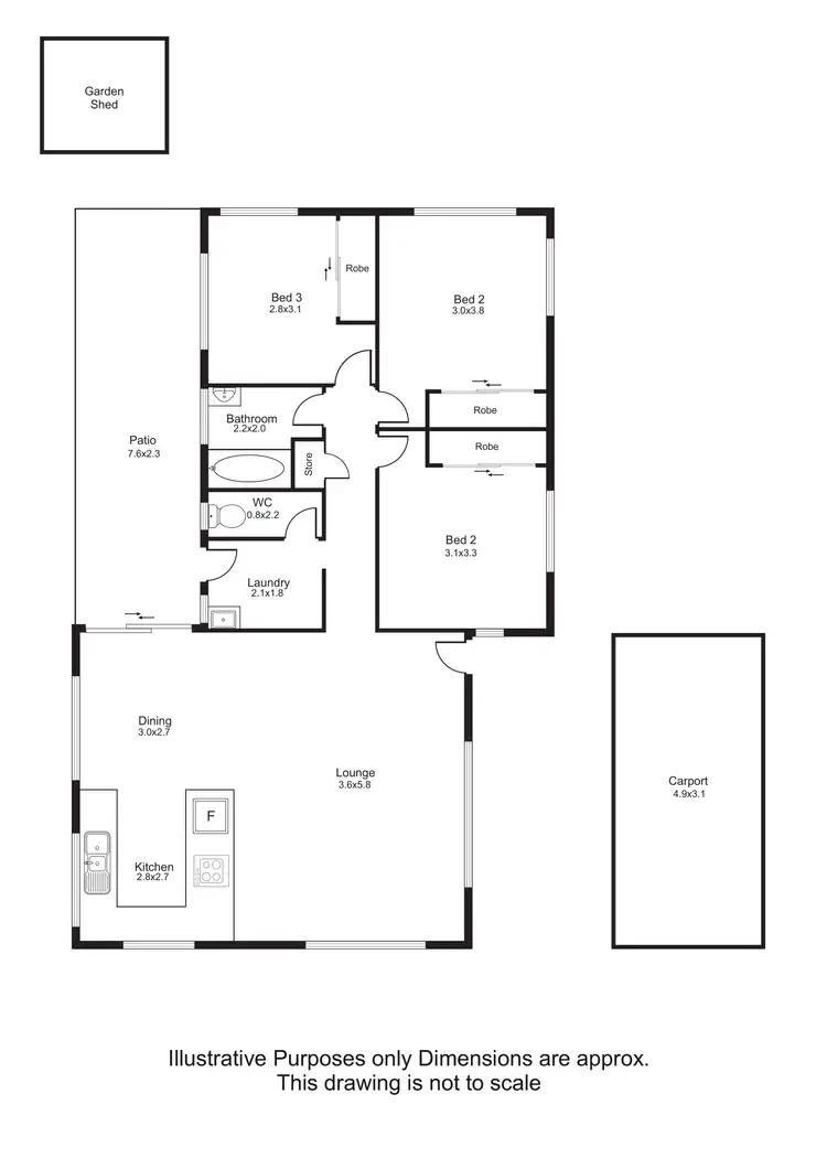 Floorplan of Homely house listing, 9 Hammond Court, Mooroobool QLD 4870