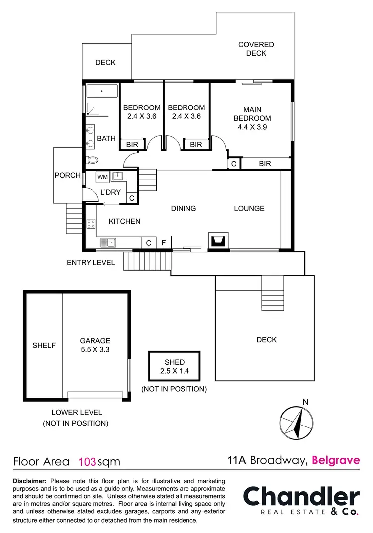 Floorplan of Homely house listing, 11A Broadway, Belgrave VIC 3160