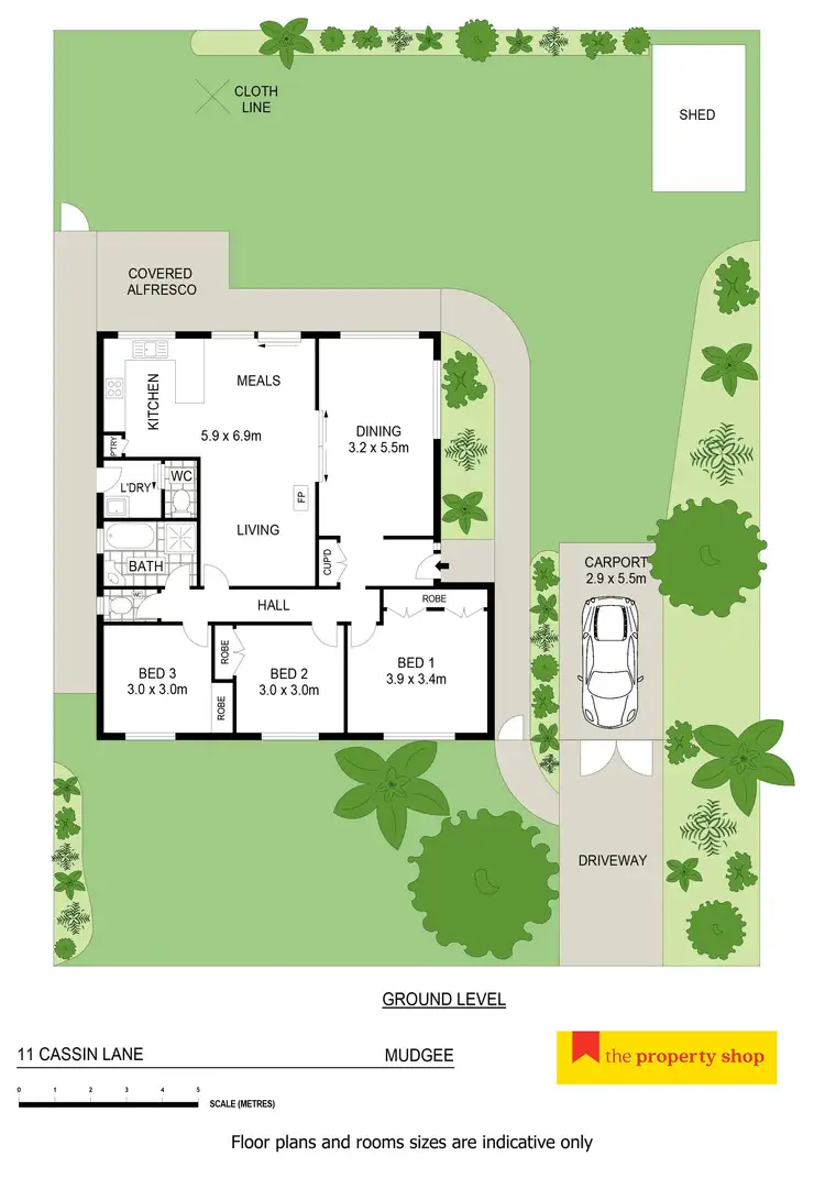 Floorplan of Homely house listing, 11 Cassin Lane, Mudgee NSW 2850