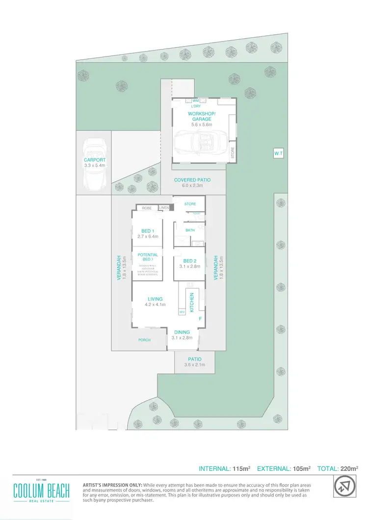 Floorplan of Homely house listing, 7 Cinnamon Avenue, Coolum Beach QLD 4573