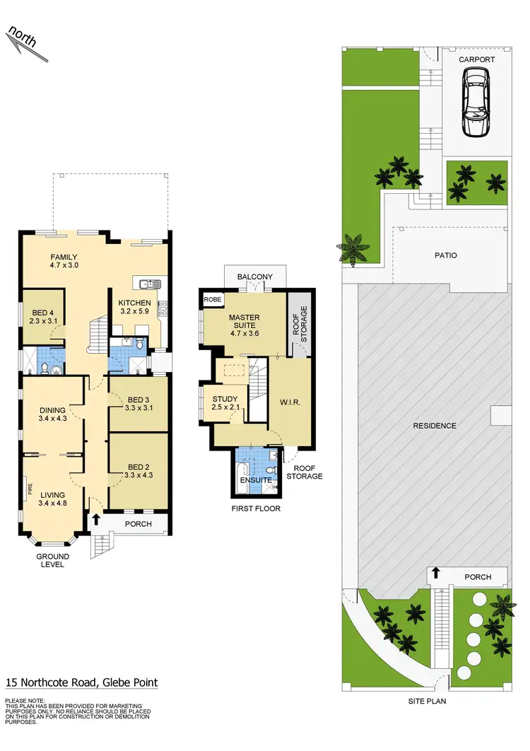 Floorplan of Homely house listing, 15 Northcote Road, Glebe NSW 2037