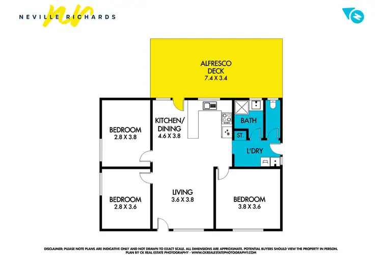 Floorplan of Homely house listing, 21 Wattletree Avenue, St Leonards VIC 3223