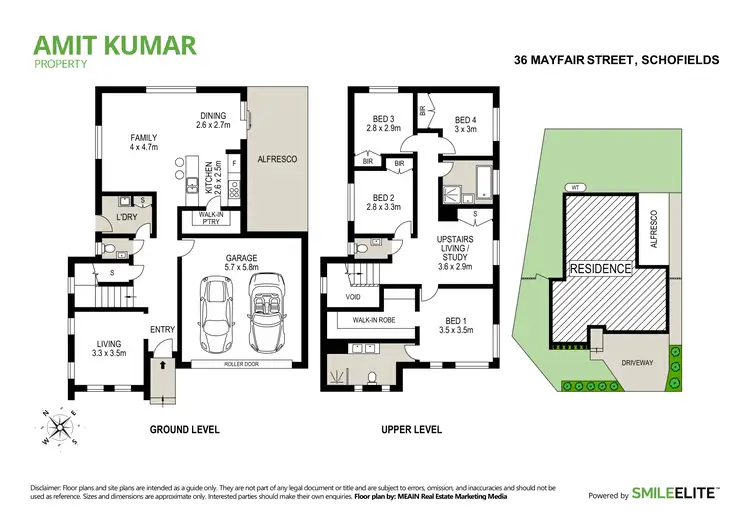 Floorplan of Homely house listing, 36 Mayfair Street, Schofields NSW 2762
