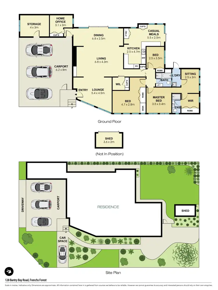 Floorplan of Homely house listing, 128 Bantry Bay Road, Frenchs Forest NSW 2086