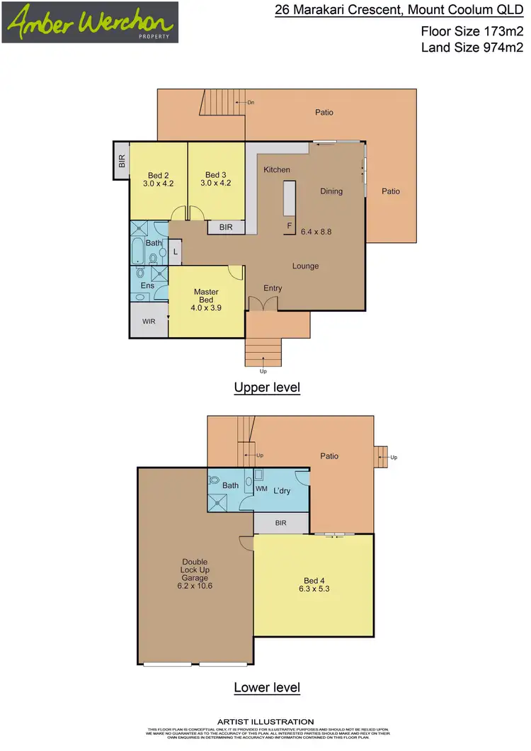 Floorplan of Homely house listing, 26 Marakari Crescent, Mount Coolum QLD 4573