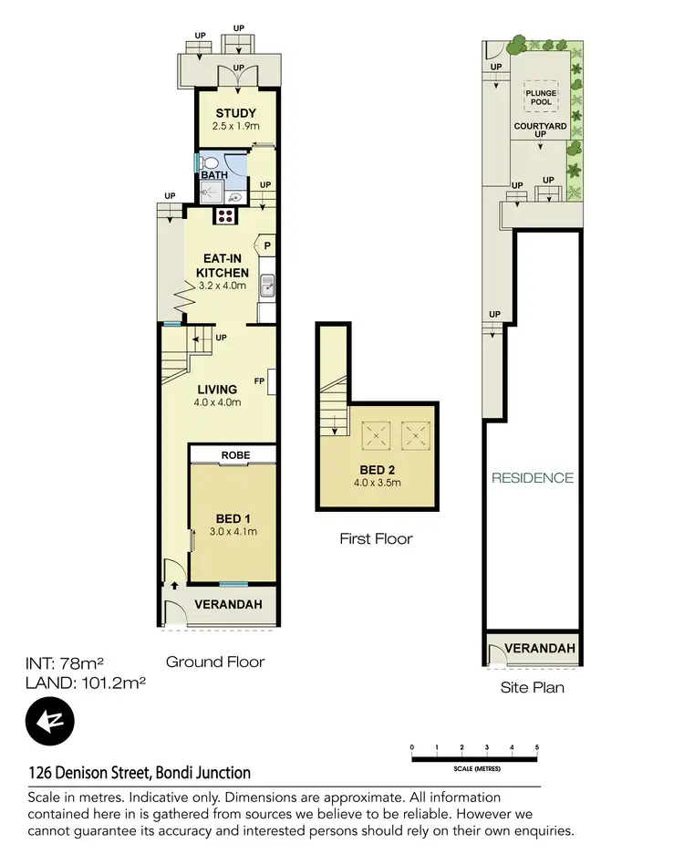 Floorplan of Homely house listing, 126 Denison Street, Bondi Junction NSW 2022