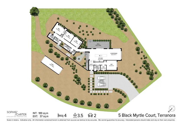 Floorplan of Homely house listing, 5 Black Myrtle Court, Terranora NSW 2486