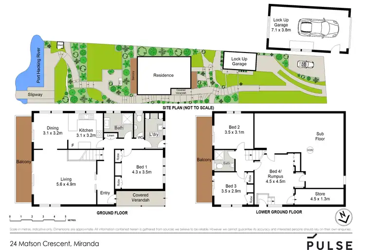Floorplan of Homely house listing, 24 Matson Crescent, Miranda NSW 2228