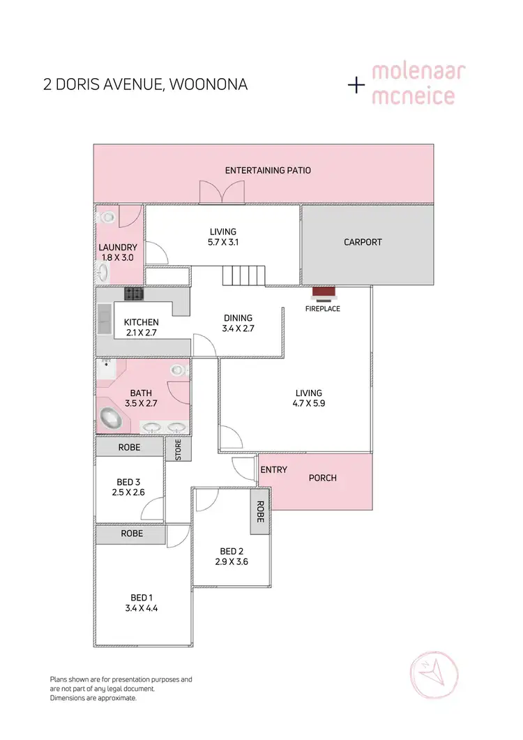 Floorplan of Homely house listing, 2 Doris Avenue, Woonona NSW 2517