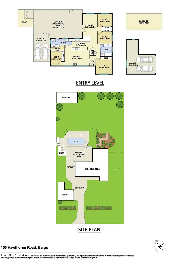 Floorplan of Homely house listing, 155 Hawthorne Road, Bargo NSW 2574