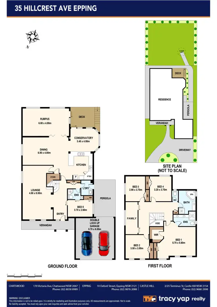 Floorplan of Homely house listing, 35 Hillcrest Avenue, Epping NSW 2121