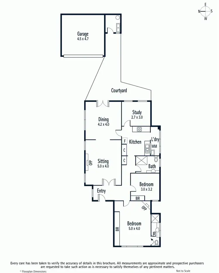Floorplan of Homely house listing, 56 Leopold Street, South Yarra VIC 3141