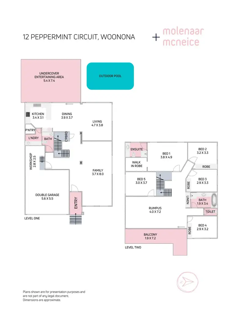 Floorplan of Homely house listing, 12 Peppermint Circuit, Woonona NSW 2517