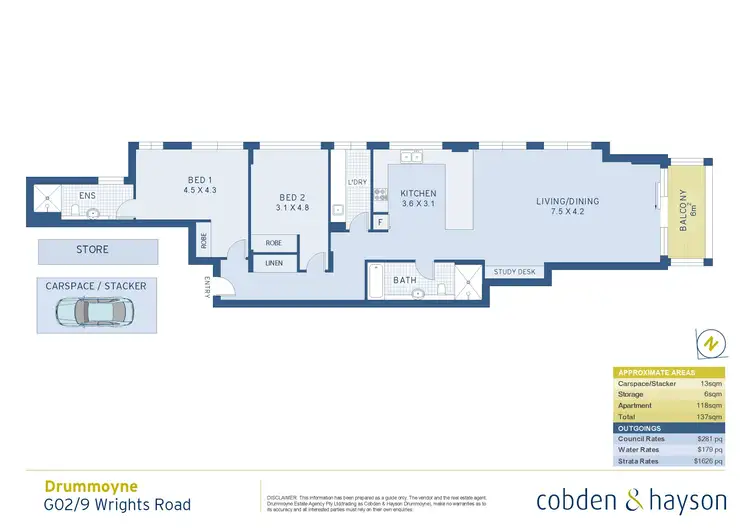 Floorplan of Homely apartment listing, G02/9 Wrights Road, Drummoyne NSW 2047