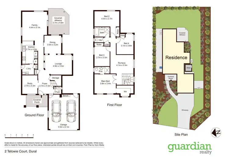 Floorplan of Homely house listing, 2 Telowie Court, Dural NSW 2158