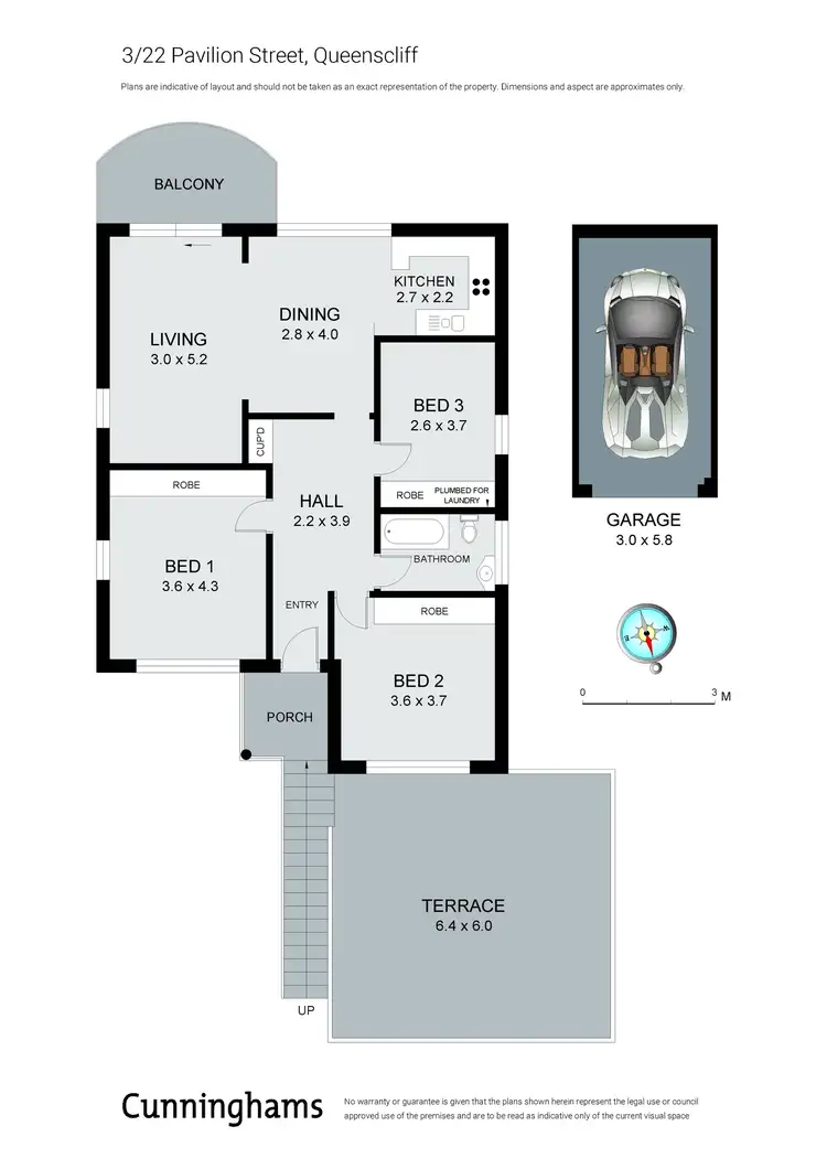 Floorplan of Homely apartment listing, 3/22 Pavilion Street, Queenscliff NSW 2096