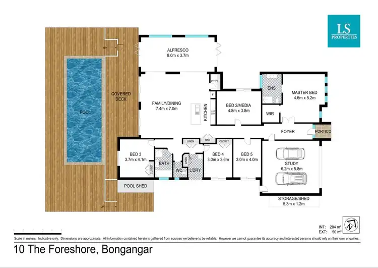 Floorplan of Homely house listing, 10 The Foreshore, Bogangar NSW 2488