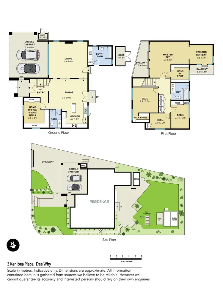 Floorplan of Homely house listing, 3 Kenibea Place, Dee Why NSW 2099