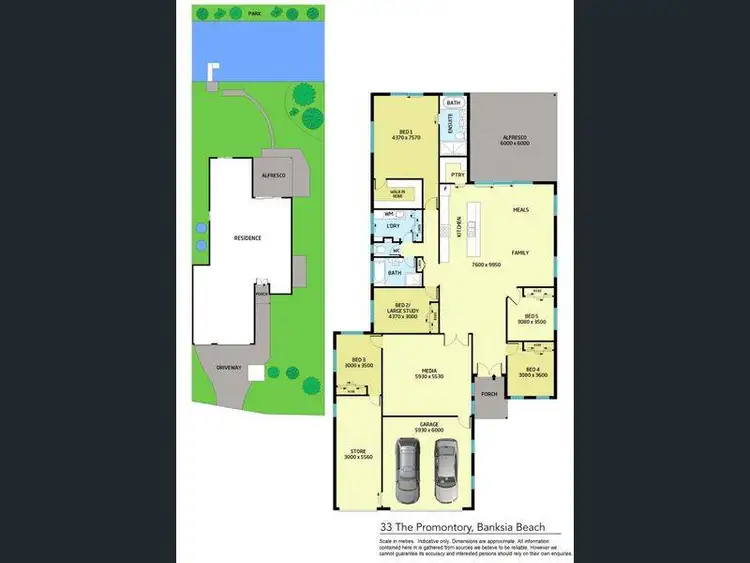 Floorplan of Homely house listing, 33 The Promontory, Banksia Beach QLD 4507