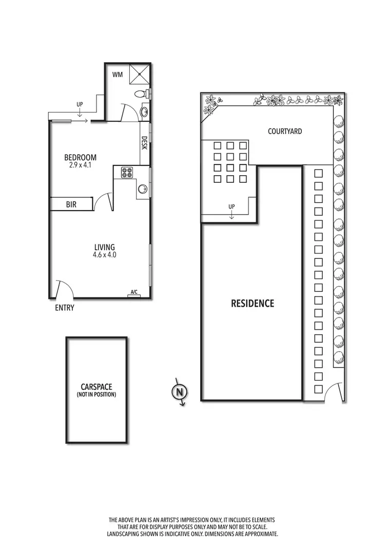 Floorplan of Homely apartment listing, 4/206 Arthur Street, Fairfield VIC 3078