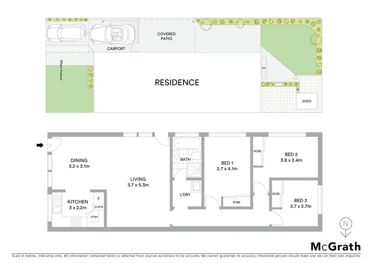 Floorplan of Homely villa listing, 18 Nilson Avenue, Hillsdale NSW 2036
