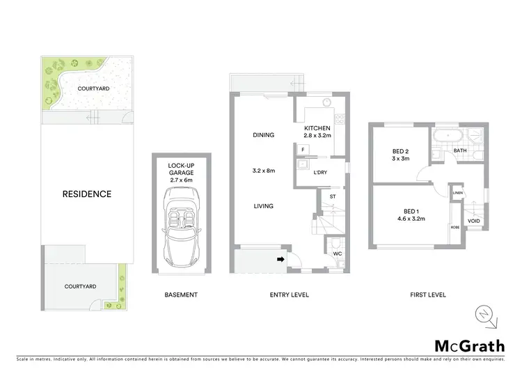 Floorplan of Homely townhouse listing, 17/110 Crimea Road, Marsfield NSW 2122