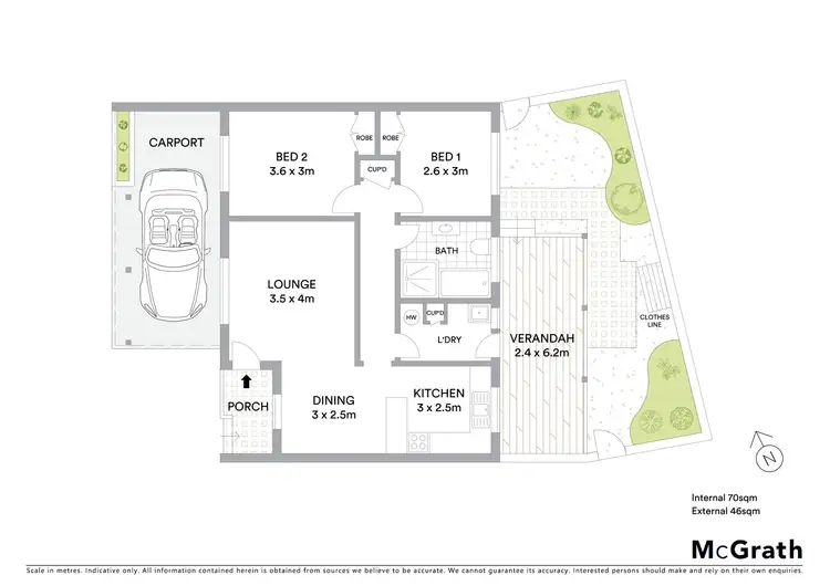 Floorplan of Homely house listing, 5/66 Mortimer Street, Mudgee NSW 2850