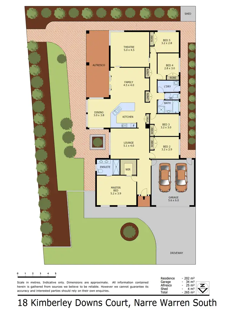 Floorplan of Homely house listing, 18 Kimberley Downs Court, Narre Warren South VIC 3805