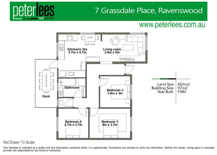 Floorplan of Homely house listing, 7 Grassdale Place, Ravenswood TAS 7250