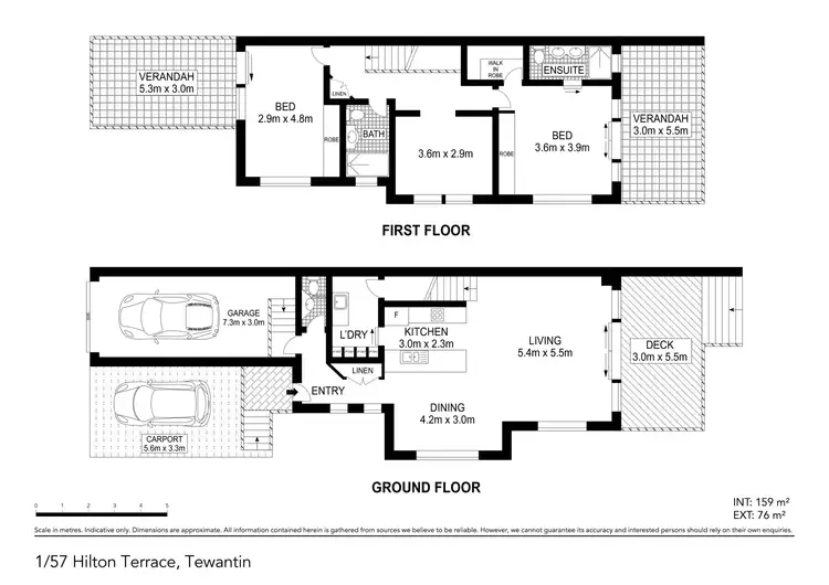 Floorplan of Homely apartment listing, 1/57 Hilton Terrace, Tewantin QLD 4565
