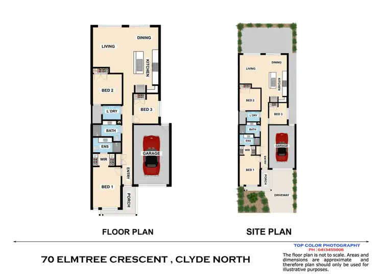 Floorplan of Homely house listing, 70 Elmtree Crescent, Clyde North VIC 3978