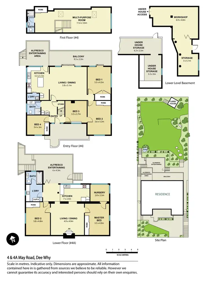Floorplan of Homely house listing, 4 May Road, Dee Why NSW 2099