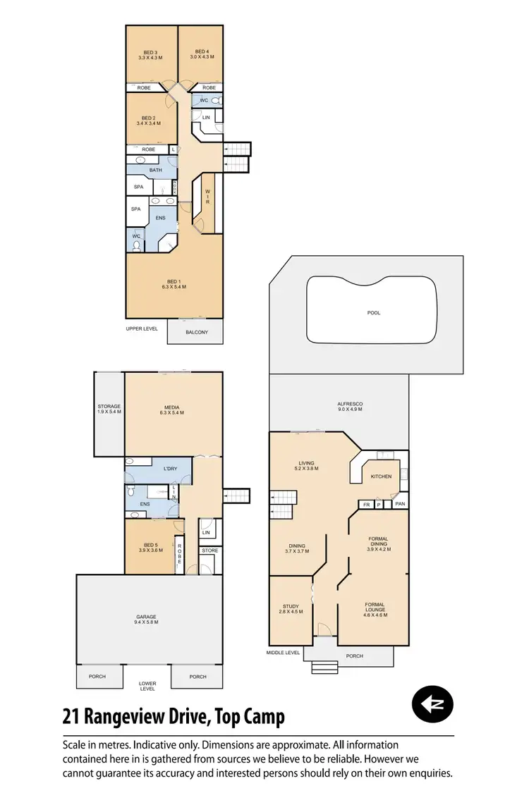 Floorplan of Homely house listing, 21 Rangeview Drive, Top Camp QLD 4350