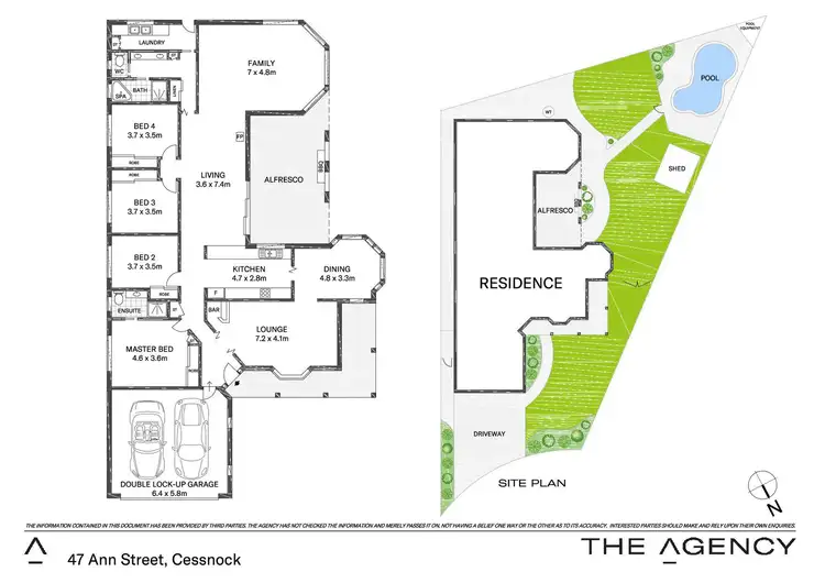 Floorplan of Homely house listing, 47 Ann Street, Cessnock NSW 2325
