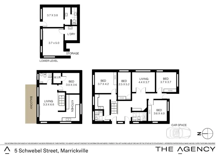 Floorplan of Homely house listing, 5 Schwebel Street, Marrickville NSW 2204