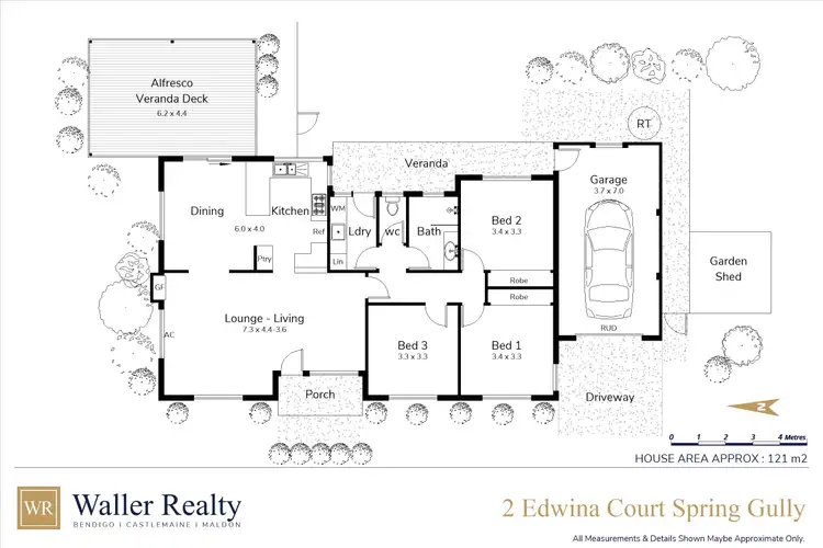 Floorplan of Homely house listing, 2 Edwina Court, Spring Gully VIC 3550