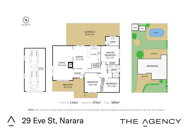 Floorplan of Homely house listing, 29 Eve Street, Narara NSW 2250