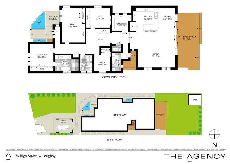 Floorplan of Homely house listing, 76 High Street, Willoughby NSW 2068
