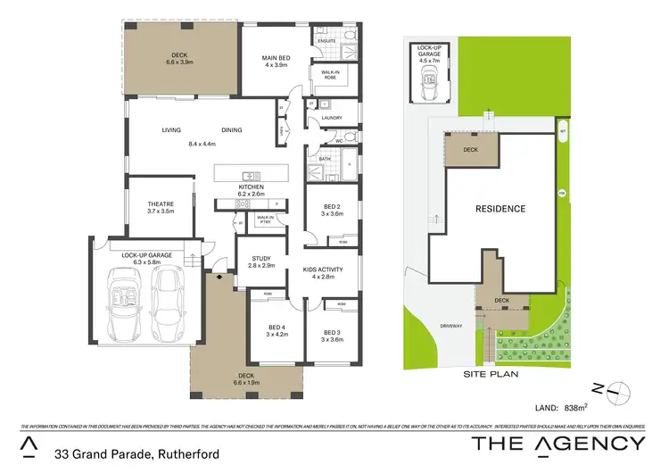 Floorplan of Homely house listing, 33 Grand Parade, Rutherford NSW 2320